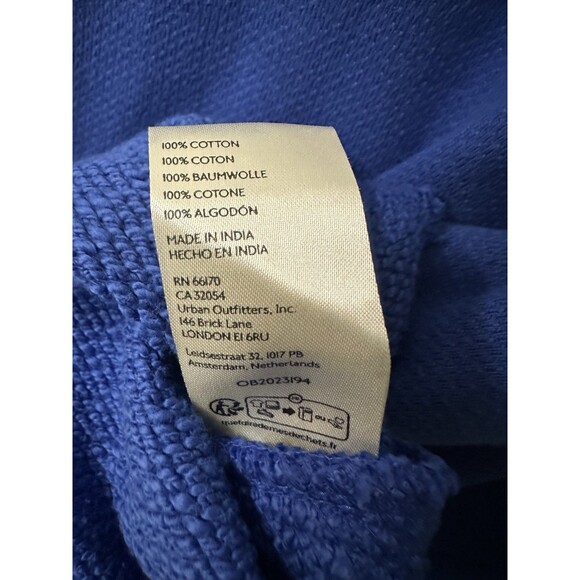 NEW We The Free Womens Size Small Mazarine Blue Oversized Wonderful Pullover - Picture 10 of 10